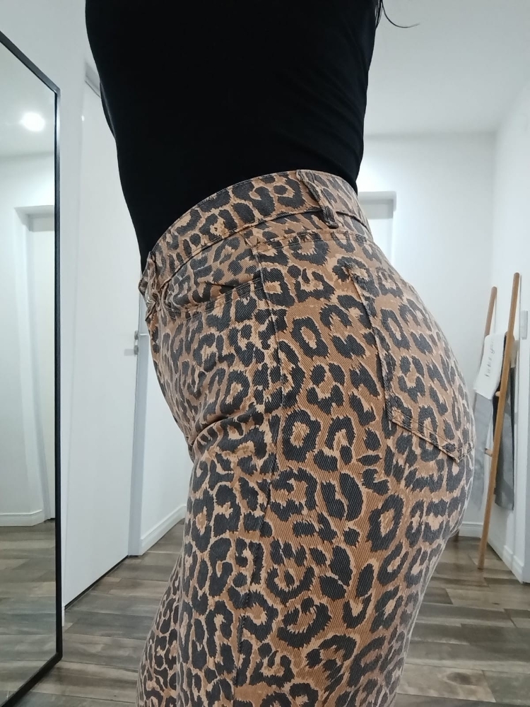 Jean Wide Leg Animal Print - Imagen 3