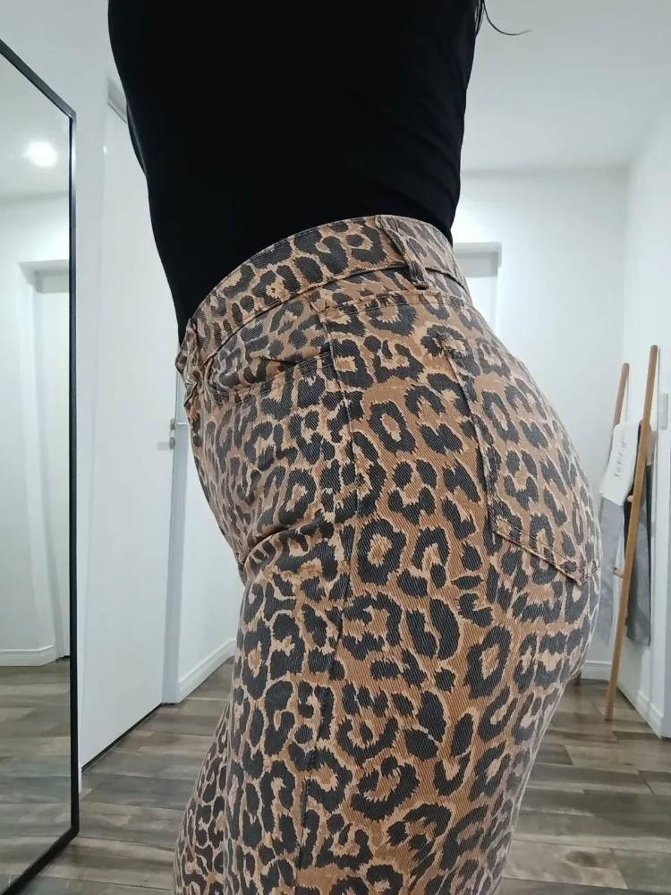 Jean Wide Leg Animal Print - Imagen 3