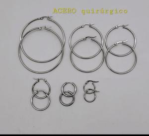 Argollas de Acero Quirurjico Blister 12 Pares
