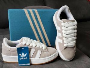 Adidas Campus 00's Premium Gris Importado