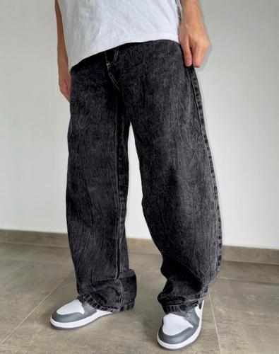 Jean Baggy Gris Oscuro Hombre