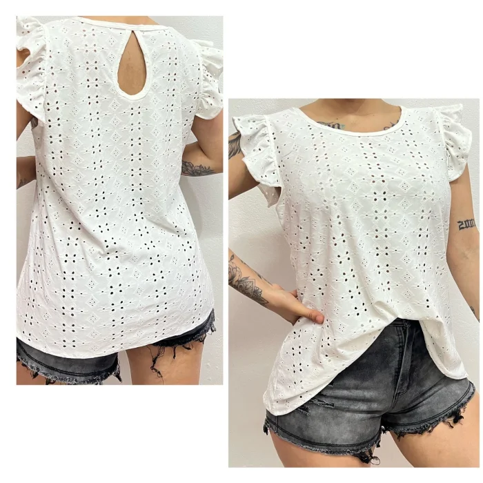 Musculosa Broderi con Bolado