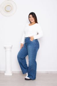 'art. 581.' 54 al 58 ¡wide Leg Az. Stone + Localizado "t. Especiales" - Miniatura 4