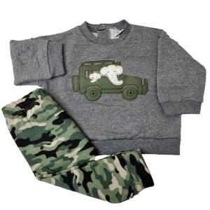 Conjunto de Pantalón y Buzo de Frisa Bordado Safari 24304 - Miniatura 2