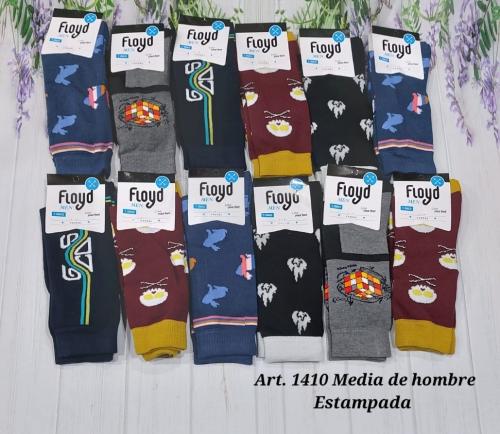 Medias Hombre Estampadas Floyd Art 1410