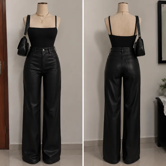 Pantalón Engomado ( Eco Cuero)