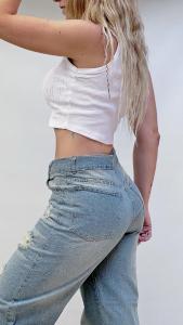 Jeans Wide Leg  (rígido) - Miniatura 5
