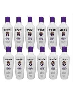 -solo Efectivo - Caja de 12 Shampoo Matizador Opción X  225ml C/u Promo Mayorista