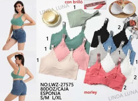 Corpiños Morley con Brillo