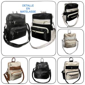 Mochila y Cartera Impermeable Bolsillo Atrás
