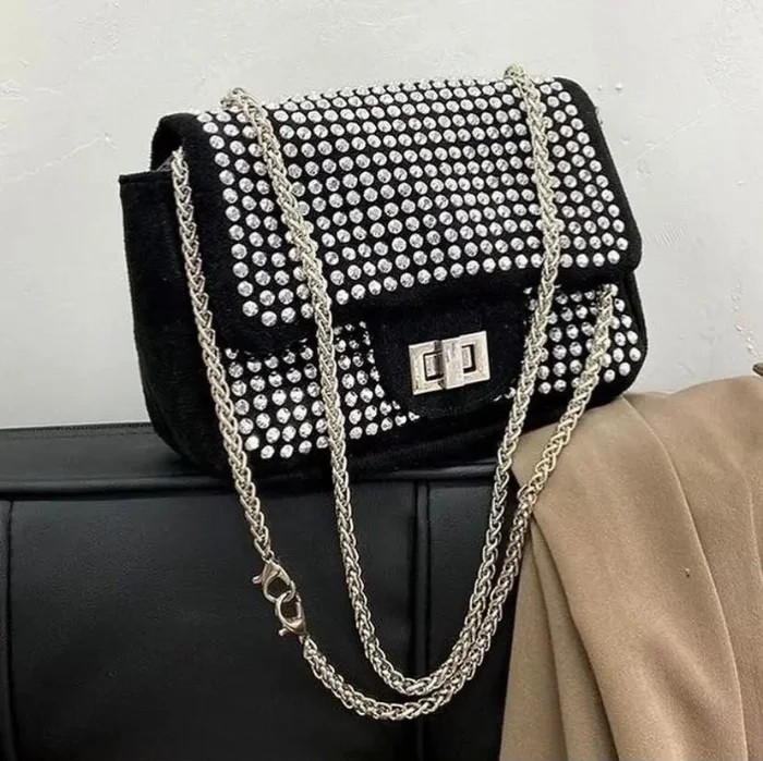 Cartera Strass con Dije
