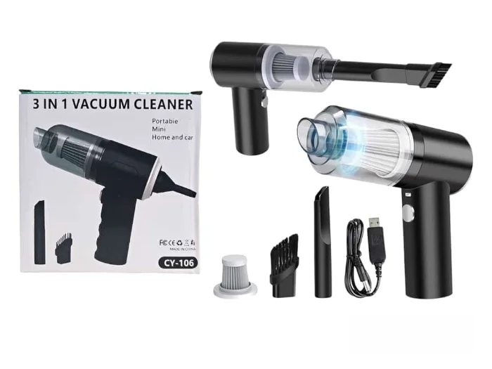 Aspiradora Inalambrica Recargable para Auto y Hogar (as-228)