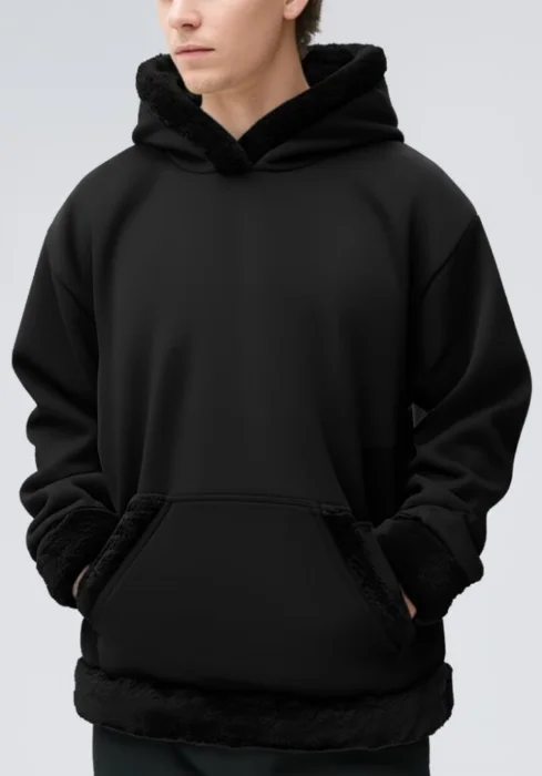 Buzos Jersey con Piel