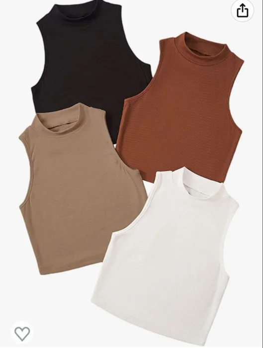 Top Musculosa Media Polera