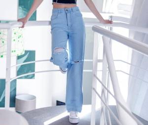 Jeans Wide  Rotura - Miniatura 2