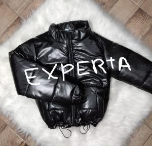 Puffer Negro  Metalizado - Miniatura 3