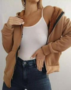 Campera Piel Dama ( L  )