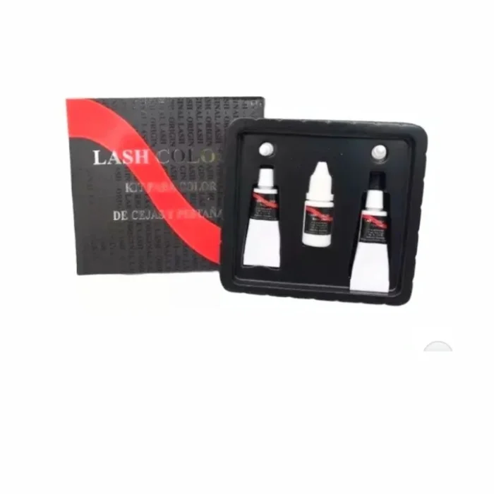 Kit Tintura Profesional para Pestañas y Cejas Original Lash
