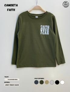 Remera Manga Larga de Algodon con Estampa