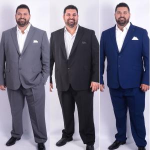 Ambo Traje Hombre Talle Especial