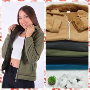 Campera Jersey C Piel