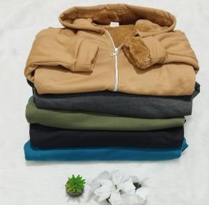 Campera Jersey C Piel - Miniatura 3