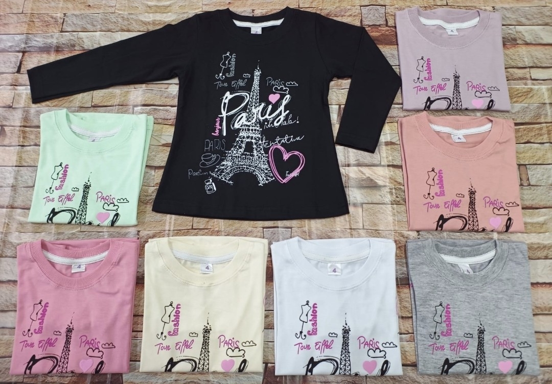 Camiseta Nena Relieve Algodón Peinado - Imagen 3