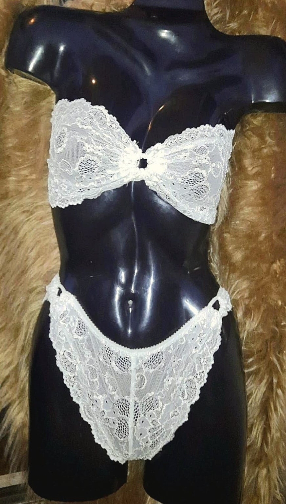 Conjunto Bando con Frunce Puntilla - Imagen 3