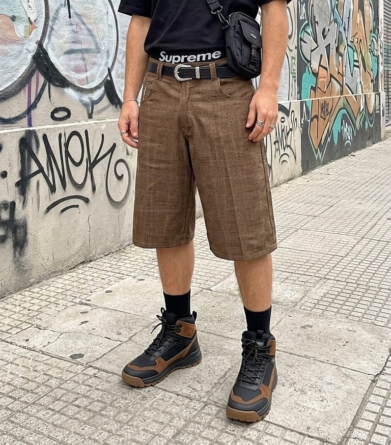 Bermuda Cuadrille Hombre Diseño Grafiti Tribal - Imagen 1