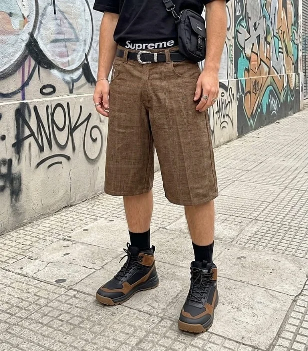 Bermuda Cuadrille Hombre Diseño Grafiti Tribal
