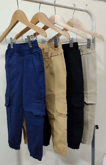 Pantalón Cargo Elastizado Bengalina Niño Niña