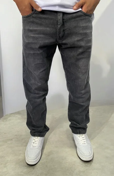 Jean Semi Recto Gris Hombre