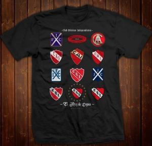Remeras Escudos de Equipo de Futbol River,  Boca, Independiente  y Racing - Miniatura 3