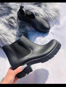 Botas de Lluvia Negro Beige, y Verde