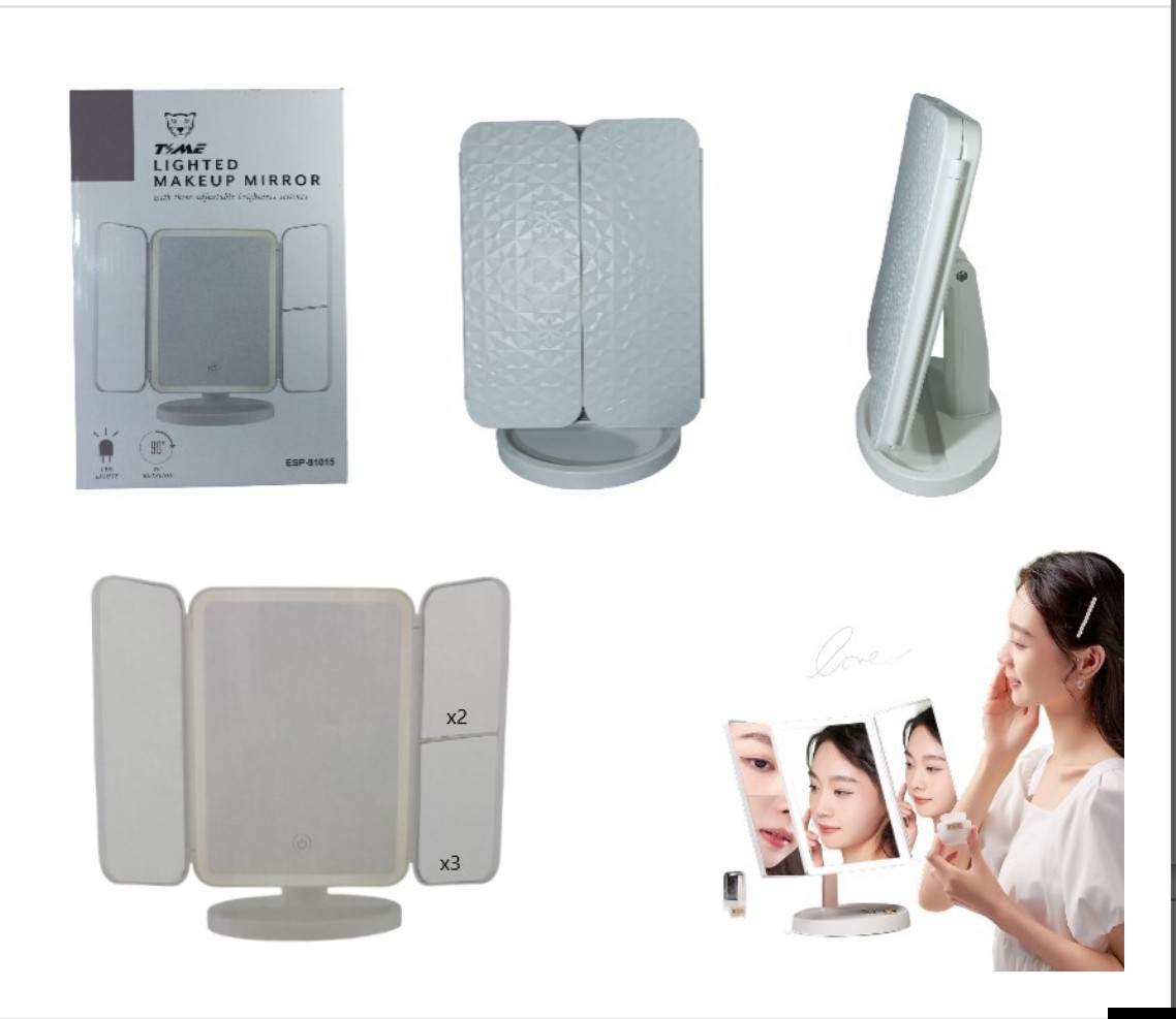 Espejo con Led Plegable con Zoom - Imagen 2