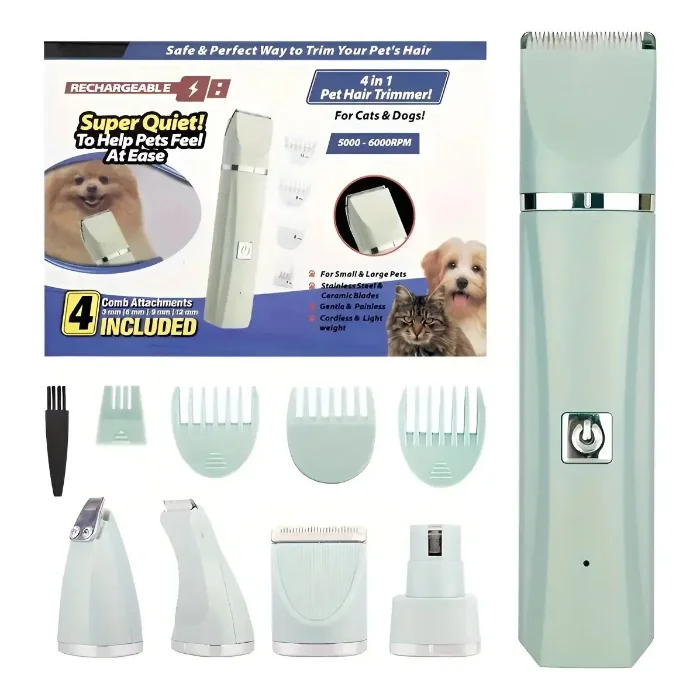Kit Canino Recargable 4 en 1