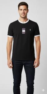 Remera Polo Puño Bordadas