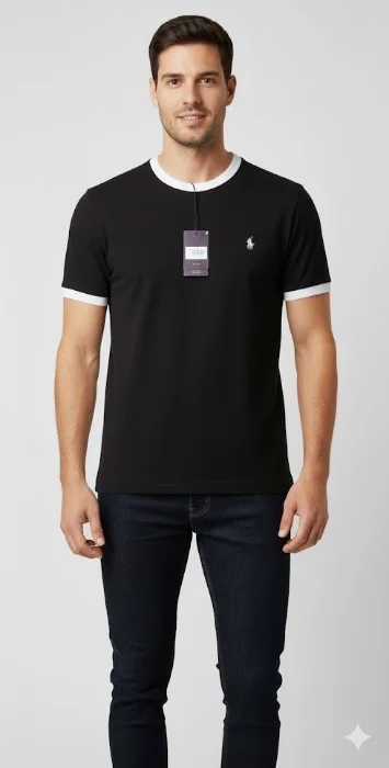 Remera Polo Puño Bordadas
