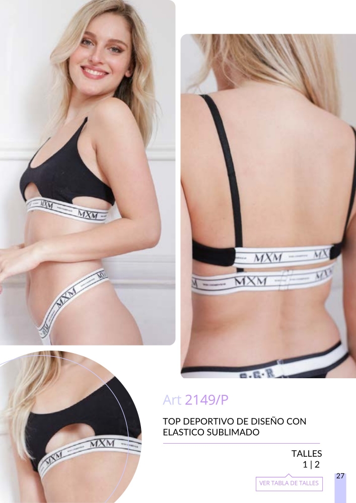 Top Deportivo de Diseño con Elástico Sublimado (2149p) - Imagen 2