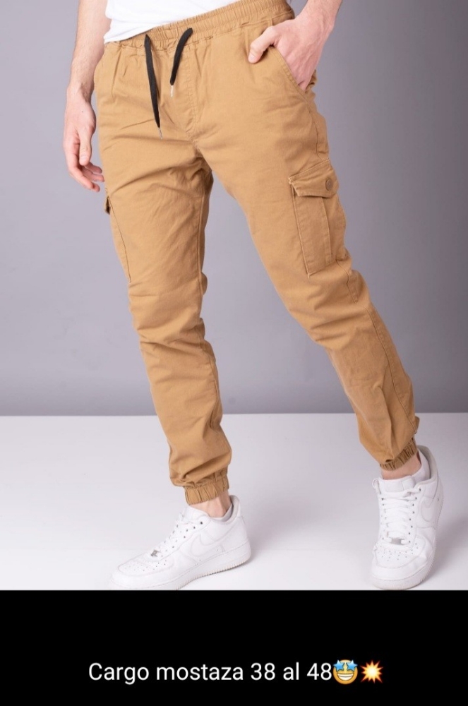 Jogger Cargo  Elastizado Gabardina - Imagen 2