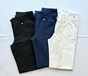 Pantalón Clásico Medio Recto Tela Gabardina / Talle Grande - Miniatura 3