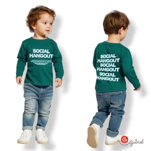 11105 Remera Bb Ml Social Hangout