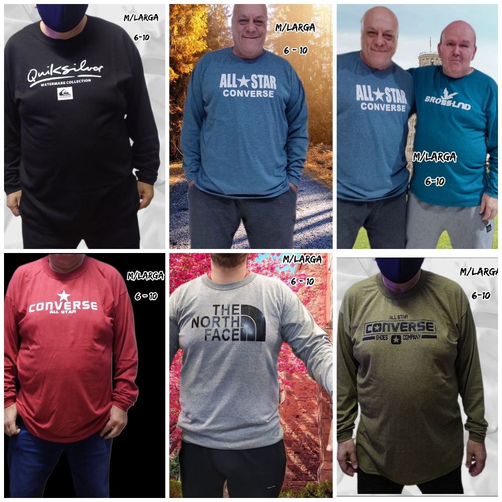 Remeras M/larga Talles Especiales - Imagen 3