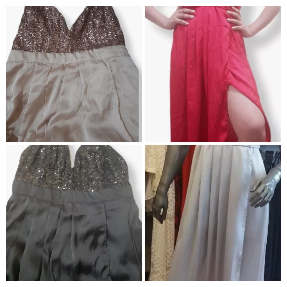 Vestido Largo de Satén - Imagen 3
