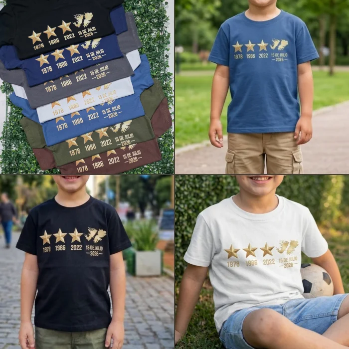 Remeras Algodon de Niño Malvinas
