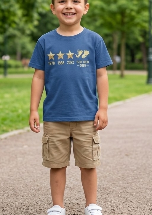 Remeras Algodon de Niño Malvinas - Imagen 3