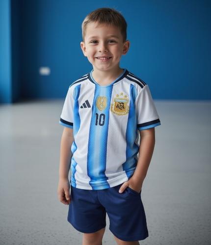 Camisetas Sublimadas Argentina de Niño