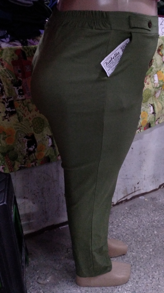 Pantalon Bengalina con Botón Talles Especiales - Imagen 2