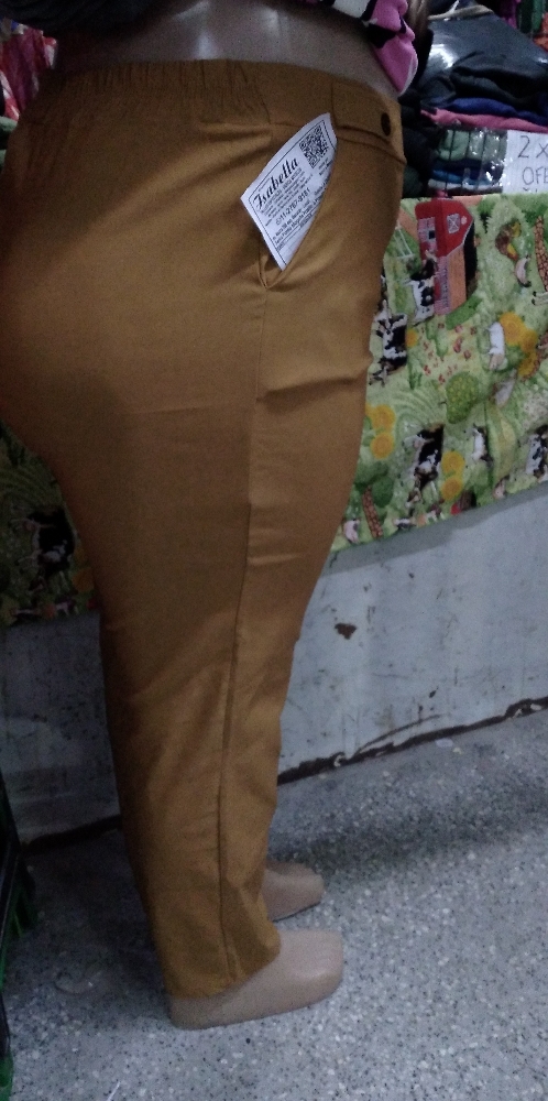 Pantalon Bengalina con Botón Talles Especiales - Imagen 3