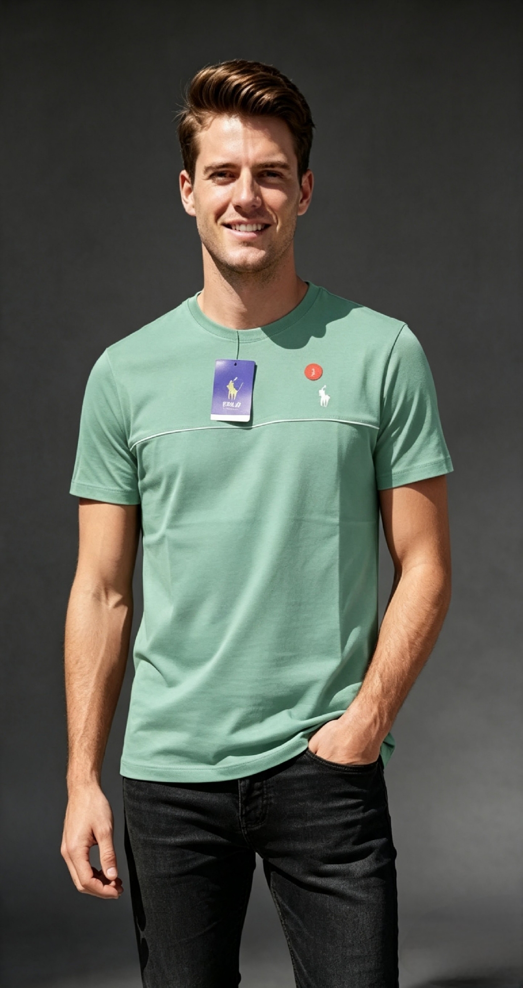 Remeras Bordadas Polo Lineal - Imagen 4